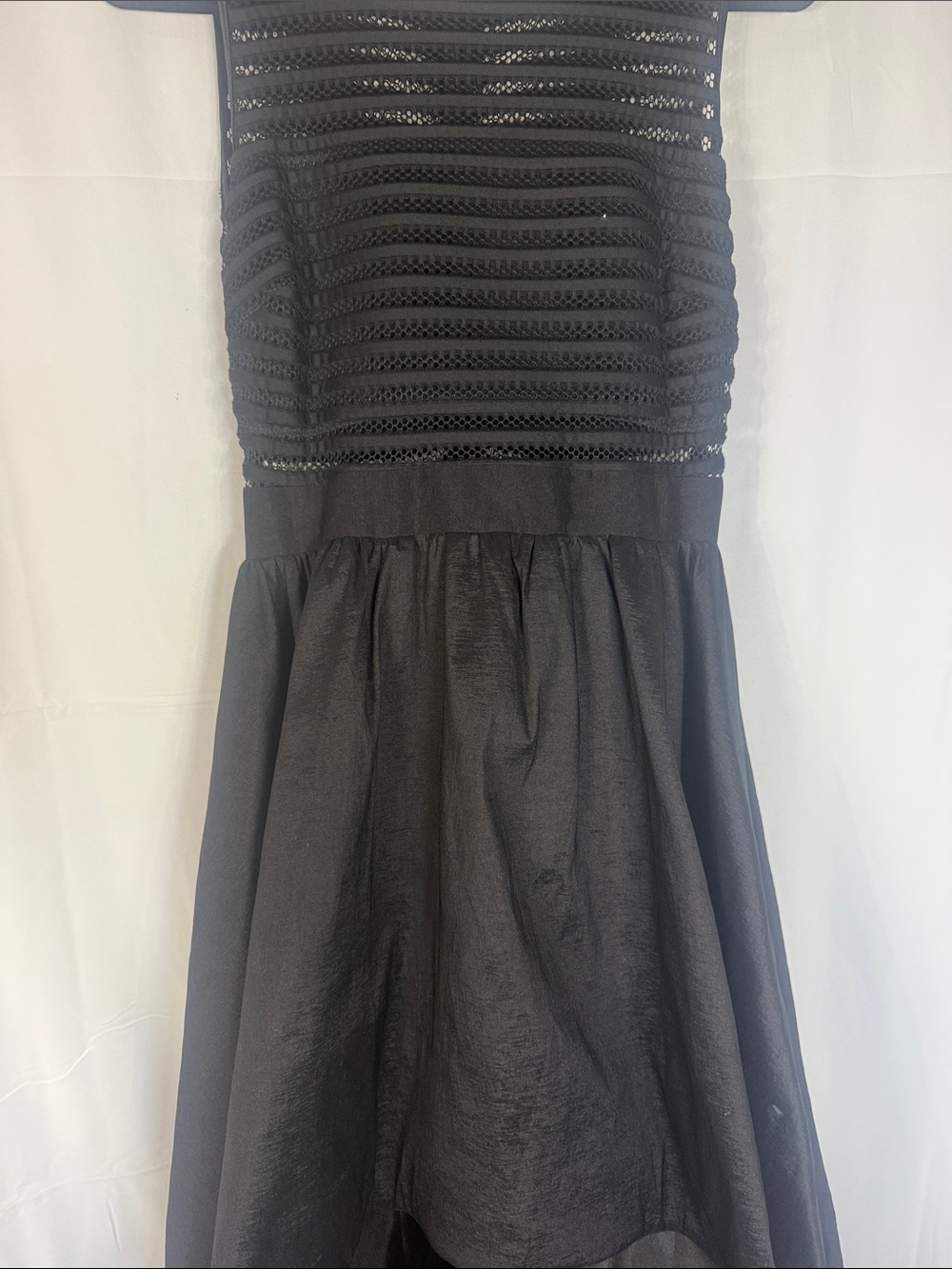 BETSY & ADAM BLACK HIGH-LOW COCKTAIL DRESS SZ 6 - Picture 5 of 10